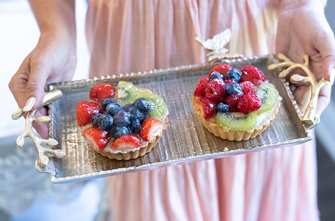 Effortless Baby or Bridal Shower Fruit Tarts