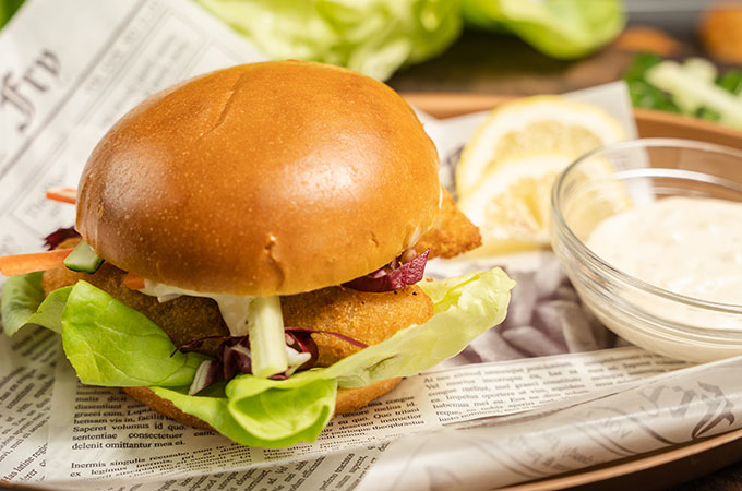 Crispy Cod Sandwich