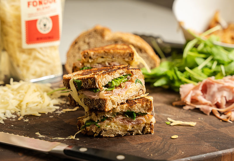 Grilled Ham and Cheese Sandwich