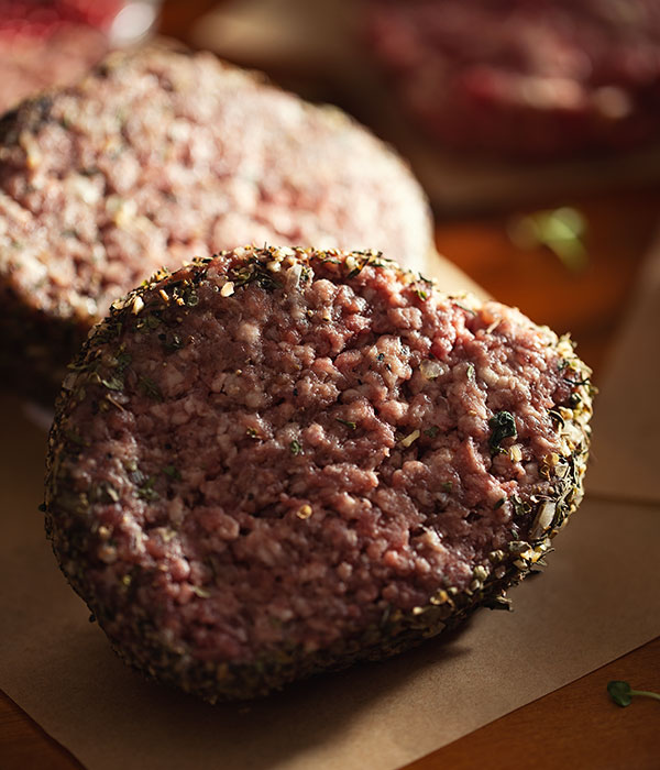 Heinen's Raw Premade Steakhouse Burgers