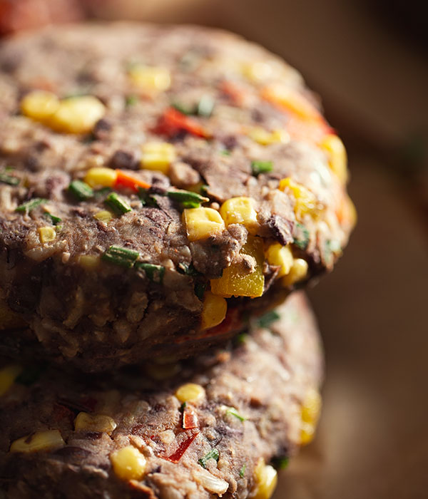 Heinen's Raw Premade Black Bean Burgers