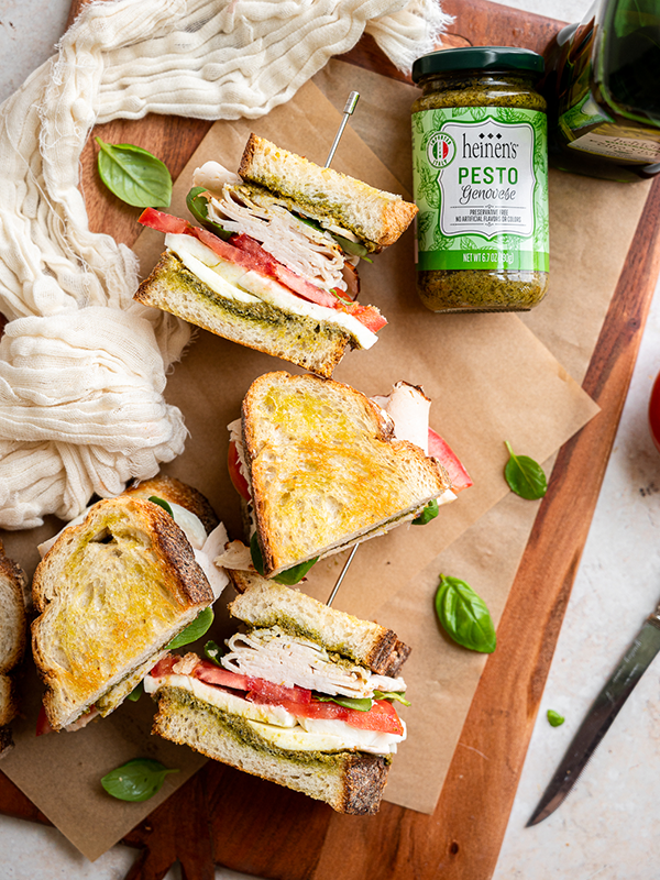 Caprese Turkey Sandwich