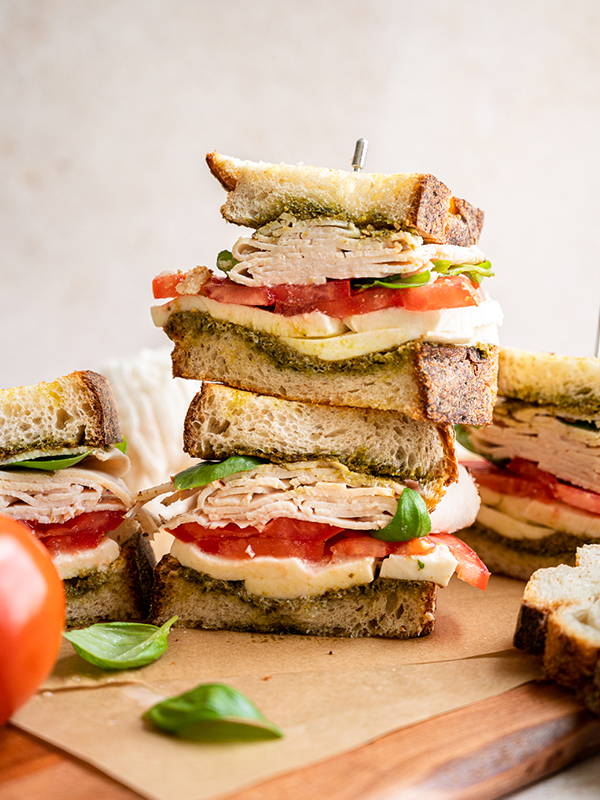 Caprese Turkey Sandwich