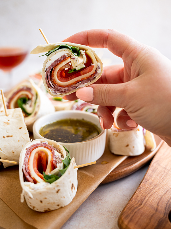 Italian Sub Pinwheels