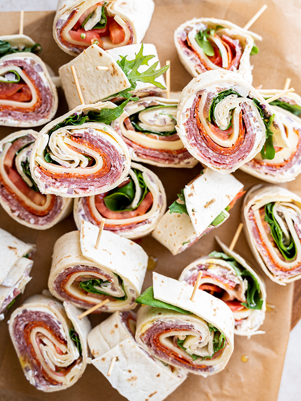 Italian Sub Pinwheels