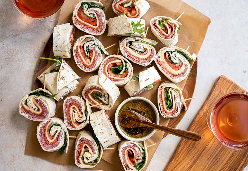 Italian Sub Pinwheels