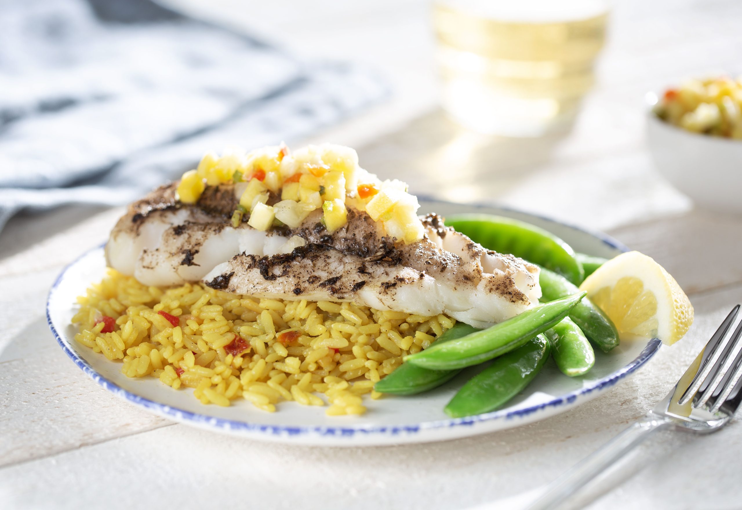 What’s For Dinner? Caribbean Cod & Pineapple Salsa