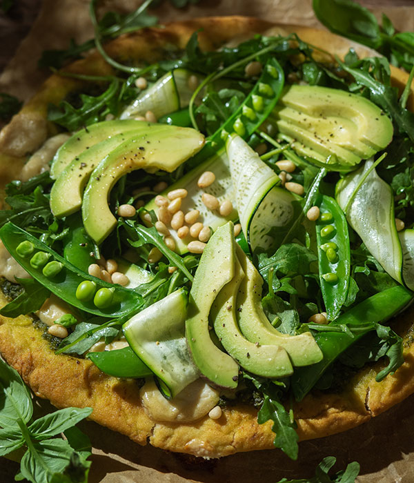 Green Goddess Pizza