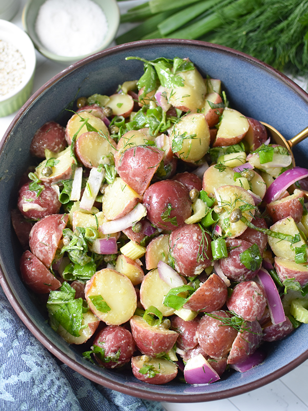 Mayo-free Potato Salad.