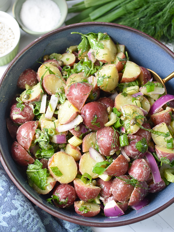 Mayo-free Potato Salad. 