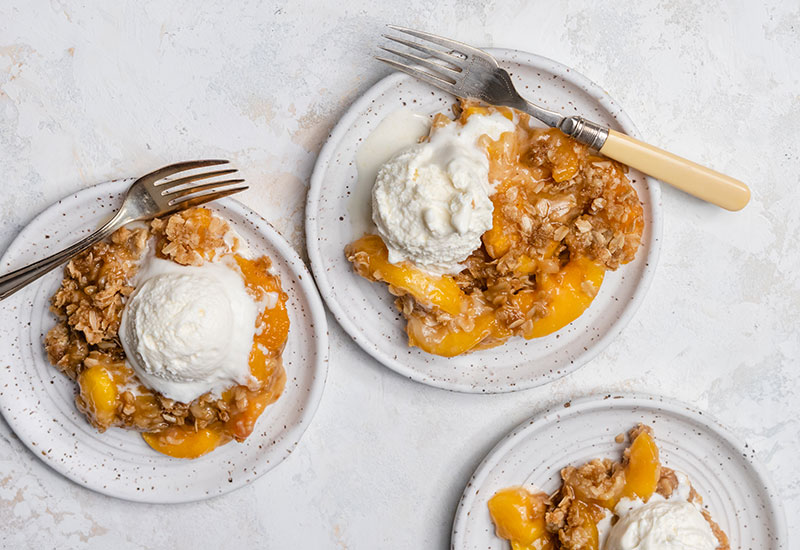 Gluten-Free Stone Fruit Crumble