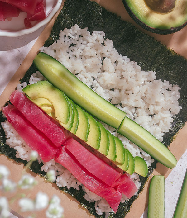 Easy Tuna Sushi Rolls