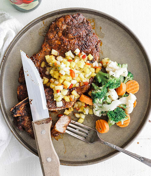 Blackened Pork Steaks