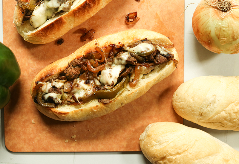 Classic Philly Cheesesteak Sandwiches