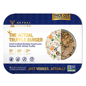 Actual Veggies Truffle Burger