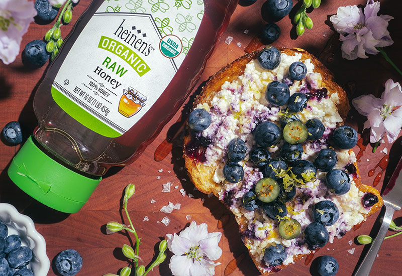 Blueberry Ricotta Toast