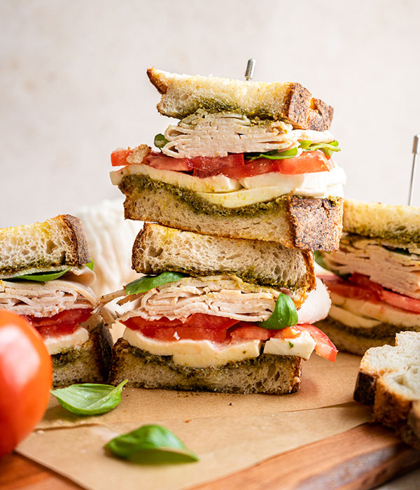 Caprese Turkey Sandwich