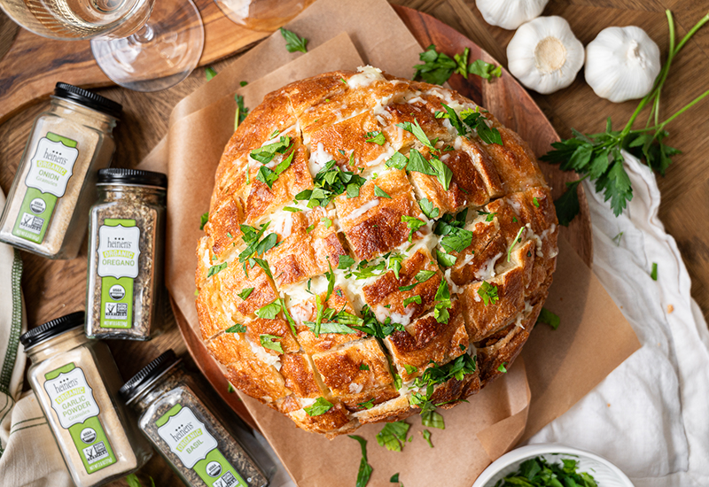 Cheesy Garlic Pull Apart Bread