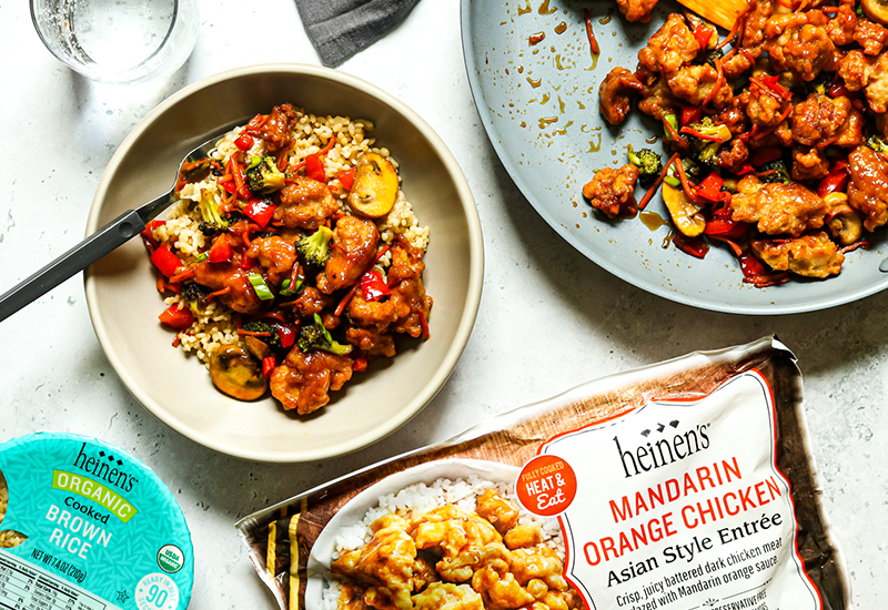 Orange Chicken and Vegetable Stir Fry