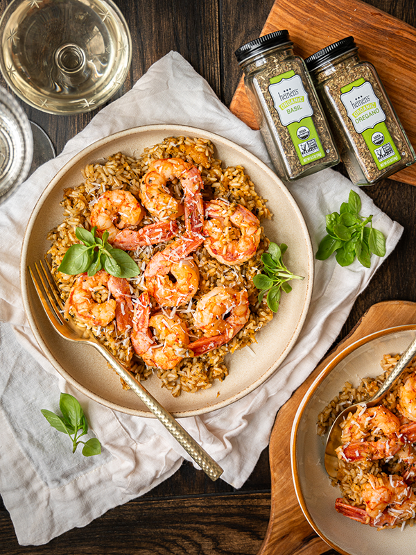 Shrimp and Butternut Squash Bowls