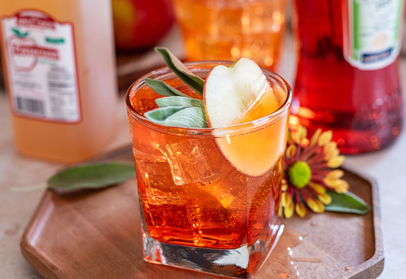 Apple Cider Aperol Spritz