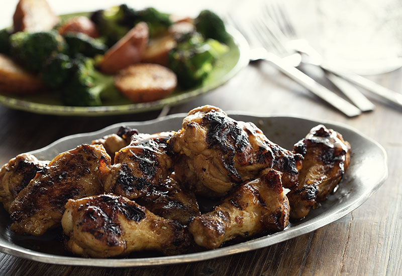 What’s For Dinner? Glazed Garlic Pepper Chicken Wings