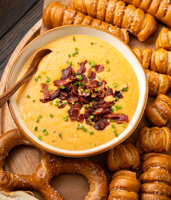 Bacon Beer Cheese Fondue