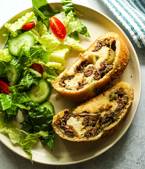 Cheesesteak Stromboli