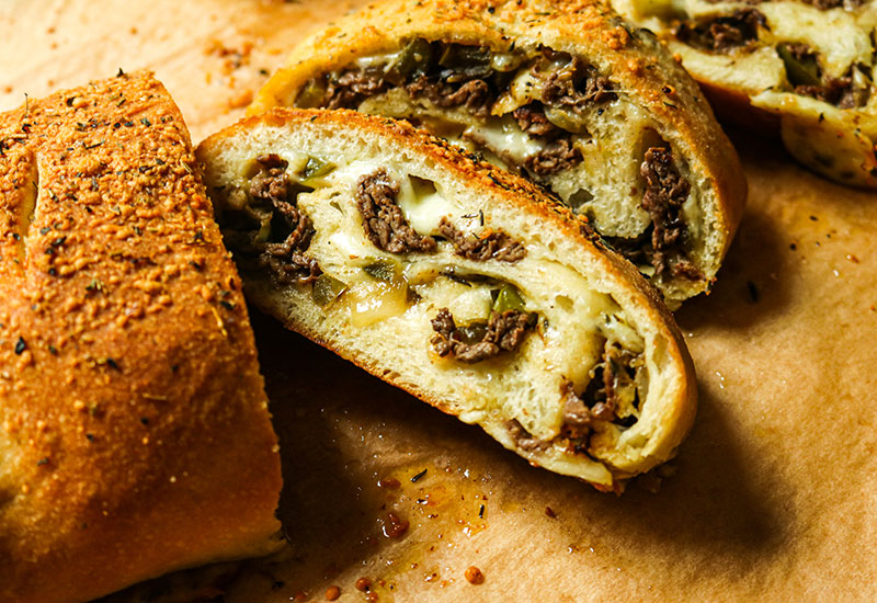 Cheesesteak Stromboli