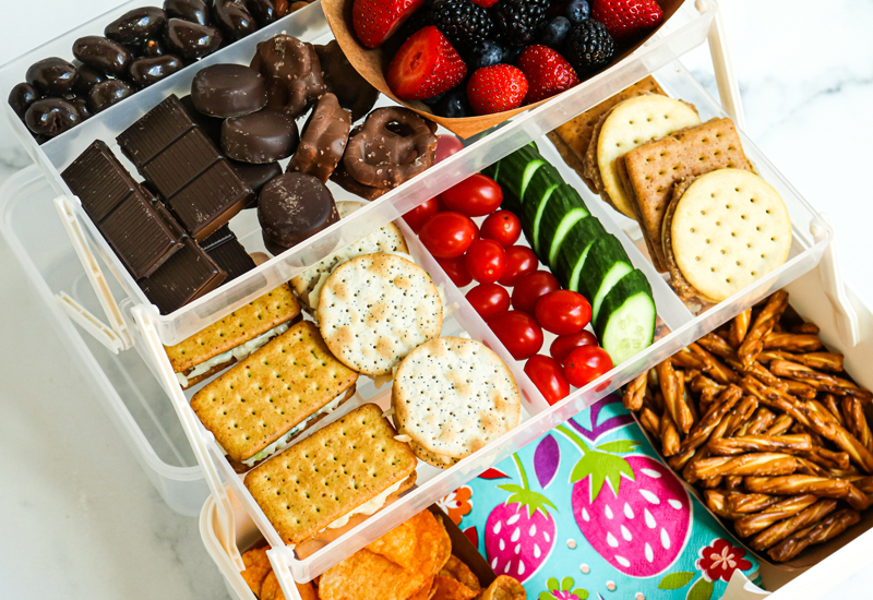 Sweet and Savory Snackle Box