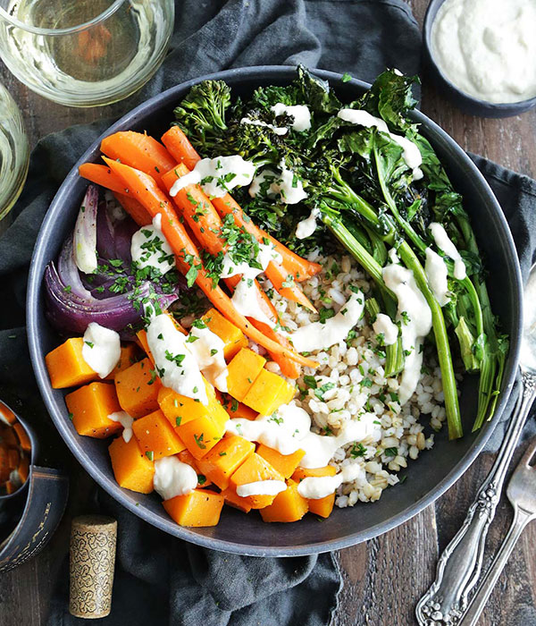 Veggie and Farro Bowl