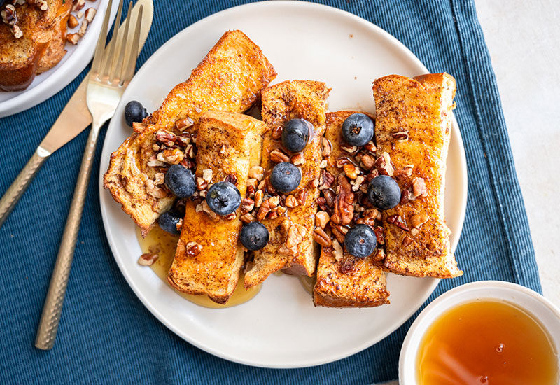 Cinnamon Sugar Challah French Toast Sticks