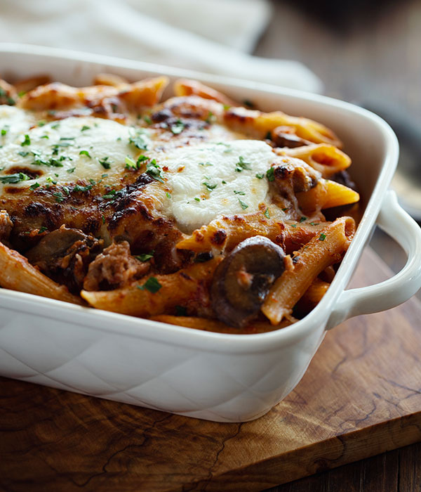 Sicilian Sausage Pasta Bake