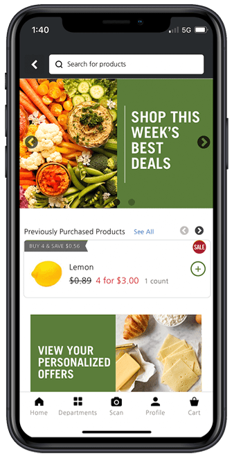 Heinen's Grocery Store Mobile App Photo