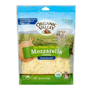Organic Valley Shredded Mozzarella Cheese