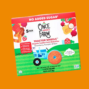 Package of Once Upon a Farm Tractor Wheels.