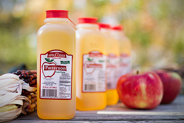 Small Bottles of Patterson Apple Cider