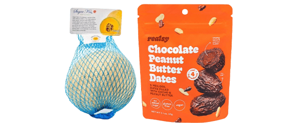 12 Ounce, Sugar Kiss Melon, 1 Each, Realsy Chocolate Peanut Butter Filled Dates, 2.1 Ounce