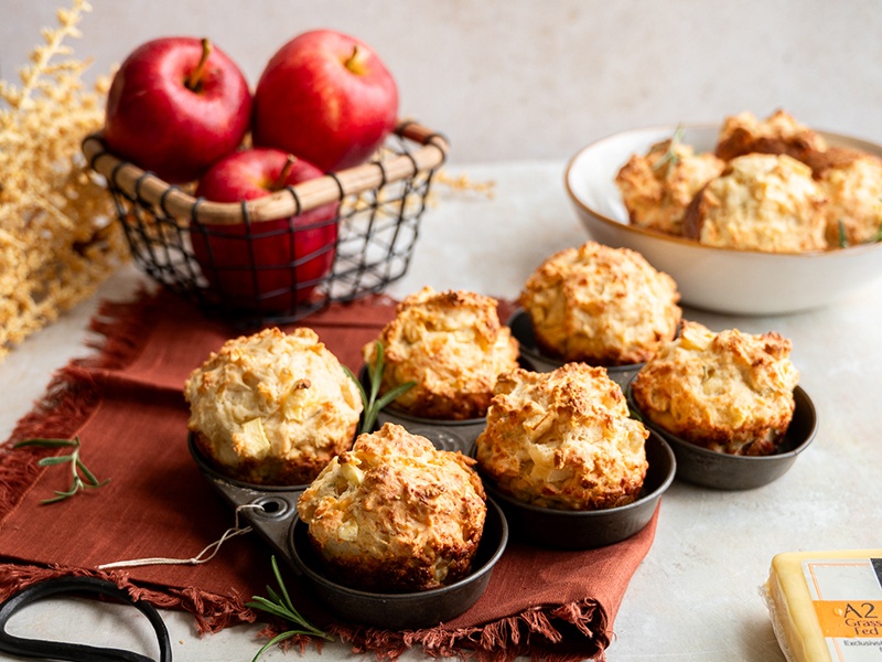 Apple Cheddar Muffins | Heinen's Grocery Store