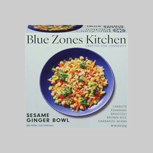 Blue Zones Kitchen Sesame Ginger Bowl box.