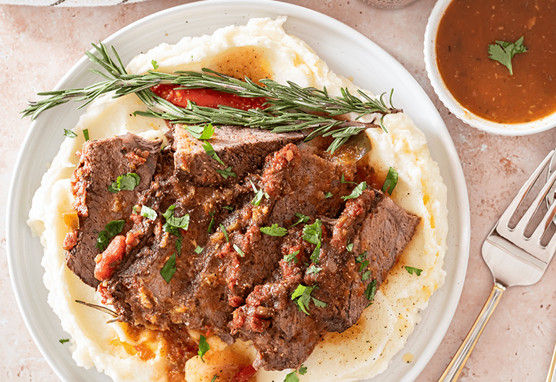 Slow Cooker Citrus Chuck Roast