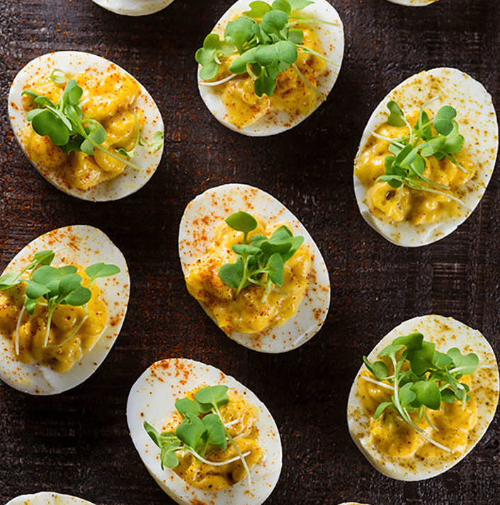 Jarlsberg Deviled Eggs