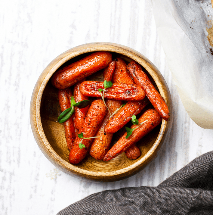 Sweet Cinnamon Roasted Carrots