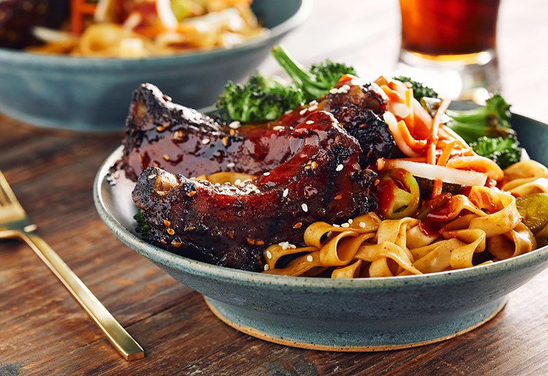 What’s For Dinner? Korean BBQ Ribs with Spicy Wavy Noodles