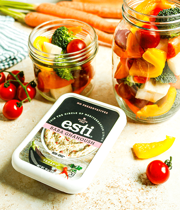 A Container of Esti Baba Ghanoush 