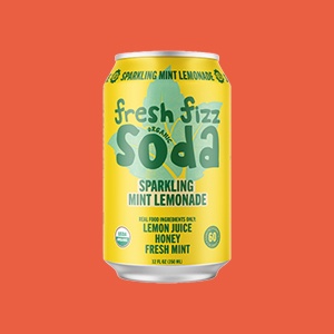 A Can of Fresh Fizz Soda