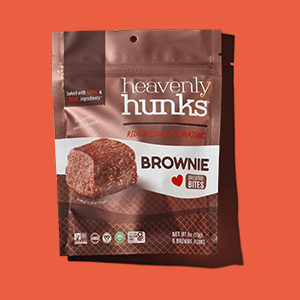 A Bag of Heavenly Hunks Brownie Bites