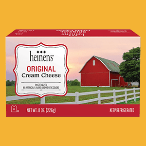 A Package of Heinen's Original Cream Cheese