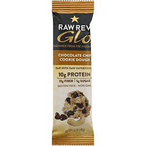 Raw Rev Glo Chocolate Chip Cookie Dough Bar