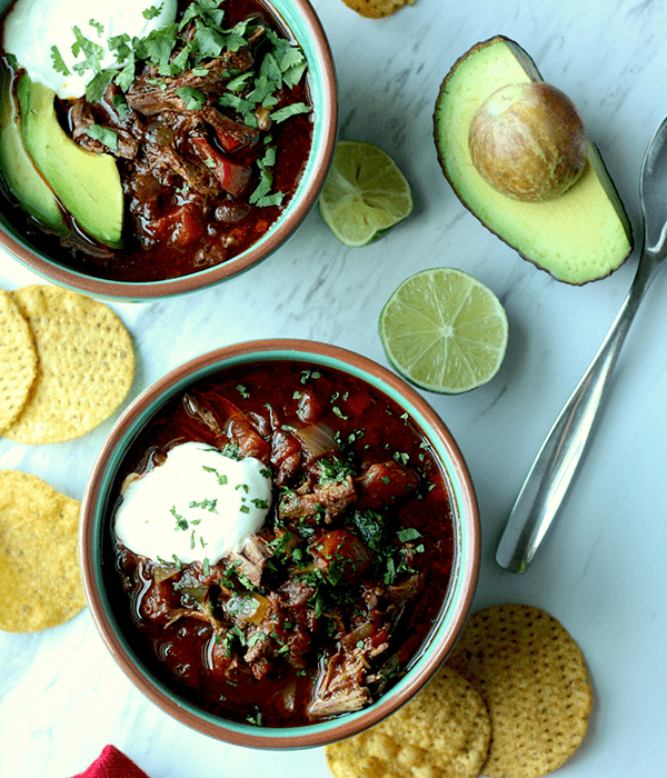 Bowls of Chili Con Carne